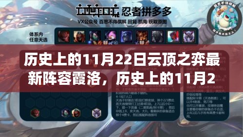 歷史上的11月22日，云頂之弈最新霞洛陣容深度解析與策略探討