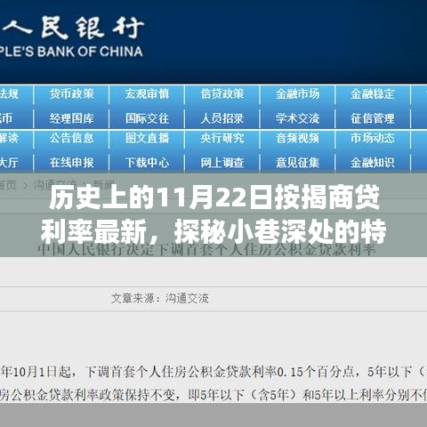 揭秘歷史與當下，11月22日按揭商貸利率變遷與小巷特色小店探秘之旅