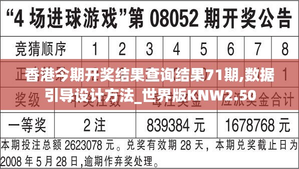 香港今期開獎結(jié)果查詢結(jié)果71期,數(shù)據(jù)引導(dǎo)設(shè)計方法_世界版KNW2.50