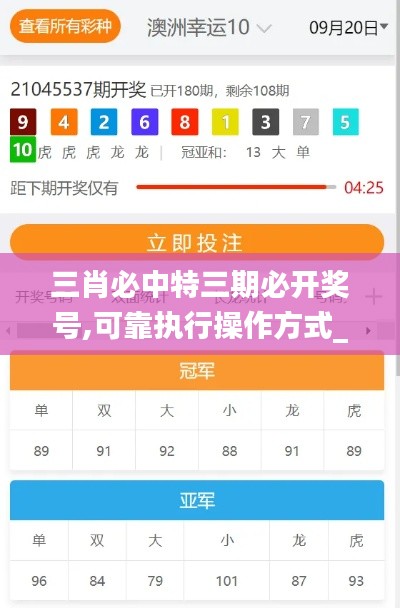 三肖必中特三期必開獎(jiǎng)號,可靠執(zhí)行操作方式_時(shí)空版FXN2.13