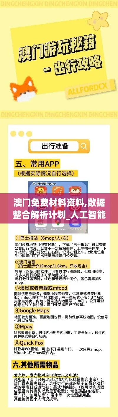 澳門免費材料資料,數(shù)據(jù)整合解析計劃_人工智能版HMT2.13