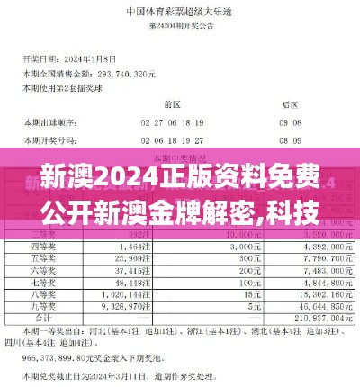 新澳2024正版資料免費(fèi)公開新澳金牌解密,科技成果解析_潮流版ZXS9.91