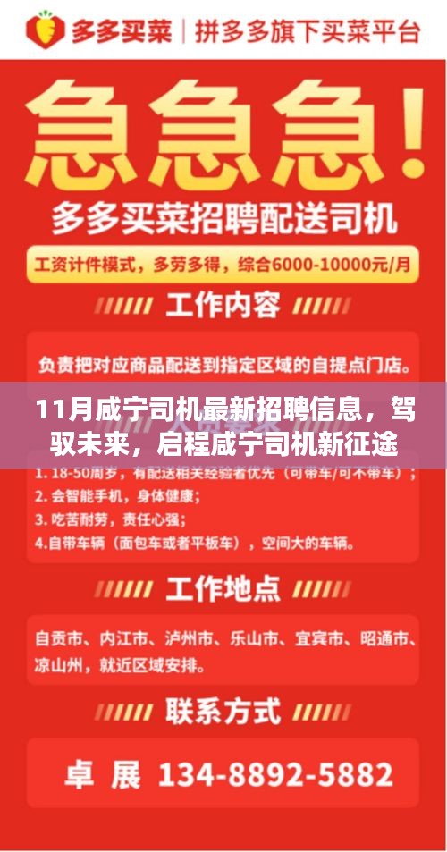 11月咸寧司機(jī)最新招聘信息，駕馭未來(lái)，啟程新征程！