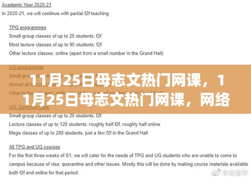 母志文熱門網(wǎng)課，網(wǎng)絡(luò)教育的雙刃劍效應(yīng)探討