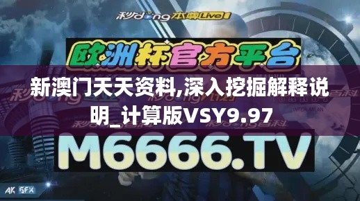 新澳門天天資料,深入挖掘解釋說明_計(jì)算版VSY9.97