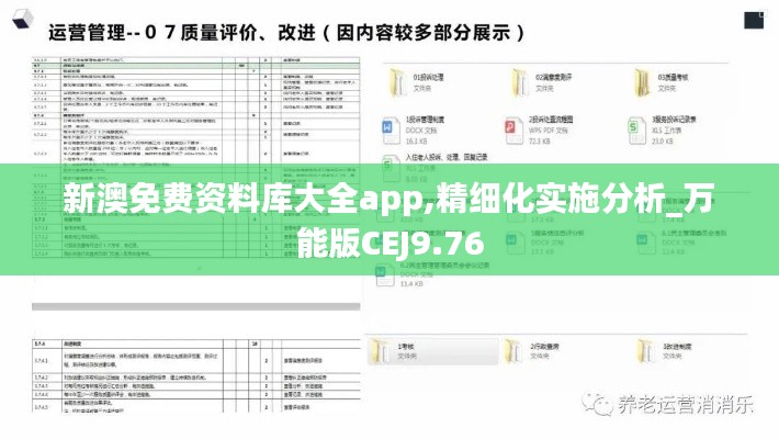 新澳免費(fèi)資料庫大全app,精細(xì)化實(shí)施分析_萬能版CEJ9.76