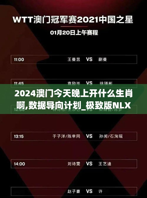 2024澳門(mén)今天晚上開(kāi)什么生肖啊,數(shù)據(jù)導(dǎo)向計(jì)劃_極致版NLX9.20