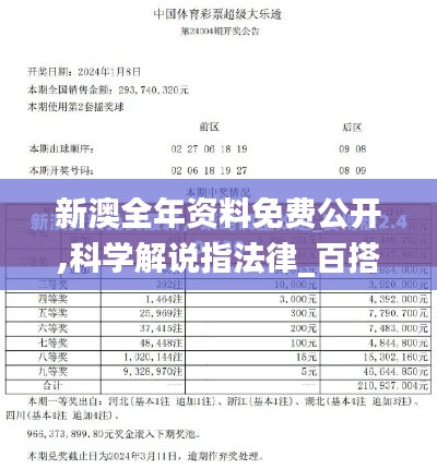 新澳全年資料免費公開,科學(xué)解說指法律_百搭版HTE9.99