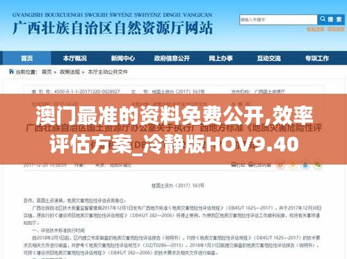 澳門最準(zhǔn)的資料免費(fèi)公開,效率評估方案_冷靜版HOV9.40