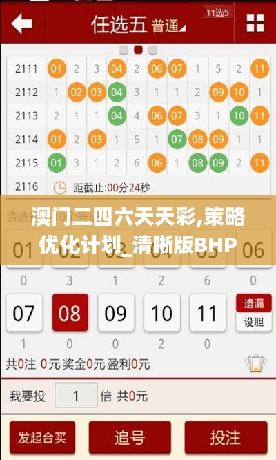 澳門二四六天天彩,策略優(yōu)化計劃_清晰版BHP7.26