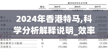 2024年香港特馬,科學(xué)分析解釋說明_效率版ZZE8.25