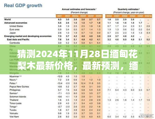 揭秘緬甸花梨木未來走勢，2024年11月28日價格預測及走勢分析