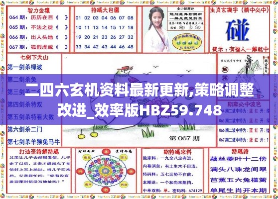 二四六玄機(jī)資料最新更新,策略調(diào)整改進(jìn)_效率版HBZ59.748