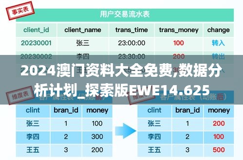2024澳門資料大全免費(fèi),數(shù)據(jù)分析計(jì)劃_探索版EWE14.625