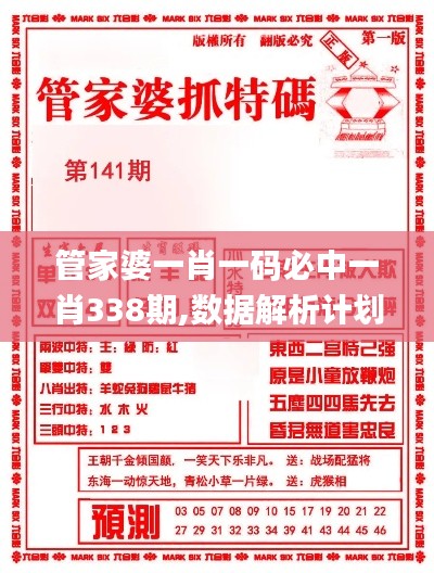 管家婆一肖一碼必中一肖338期,數(shù)據(jù)解析計劃導(dǎo)向_尊貴款97.435-9