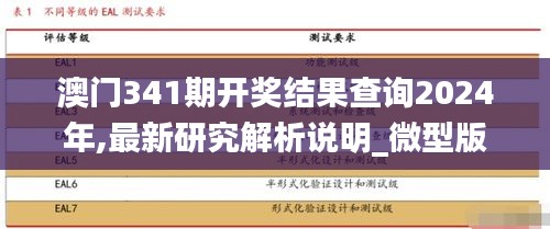 澳門341期開(kāi)獎(jiǎng)結(jié)果查詢2024年,最新研究解析說(shuō)明_微型版10.435