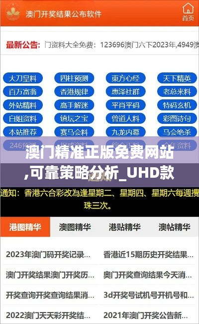 澳門精準(zhǔn)正版免費(fèi)網(wǎng)站,可靠策略分析_UHD款9.673