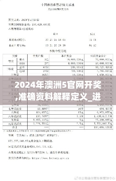 2024年澳洲5官網(wǎng)開(kāi)獎(jiǎng),準(zhǔn)確資料解釋定義_進(jìn)階款1.315