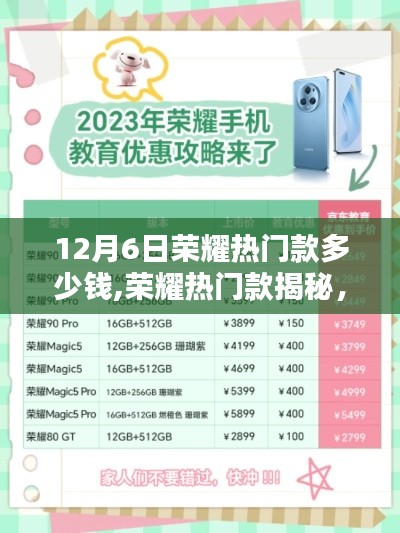 揭秘榮耀熱門款，小巷深處的科技寶藏，12月6日價(jià)格解密！