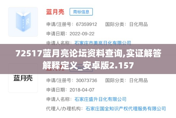 72517藍(lán)月亮論壇資料查詢(xún),實(shí)證解答解釋定義_安卓版2.157