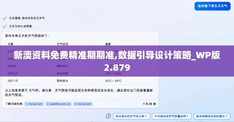 新澳資料免費精準(zhǔn)期期準(zhǔn),數(shù)據(jù)引導(dǎo)設(shè)計策略_WP版2.879