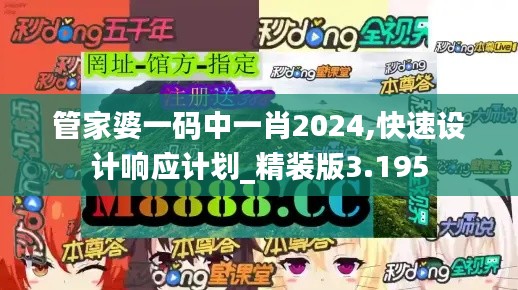 管家婆一碼中一肖2024,快速設(shè)計(jì)響應(yīng)計(jì)劃_精裝版3.195