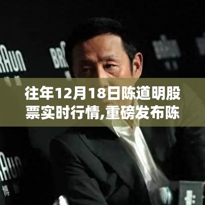 科技引領(lǐng)投資新時代，陳道明股票行情實時追蹤神器重磅發(fā)布，陳道明股票行情一覽無遺！