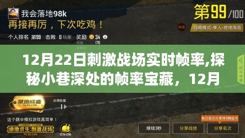 探秘刺激戰(zhàn)場(chǎng)實(shí)時(shí)幀率寶藏，小巷深處的體驗(yàn)之旅（12月22日）
