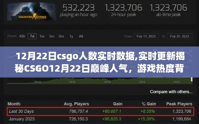 揭秘CSGO 12月22日實時數(shù)據(jù)，游戲熱度背后的真相！