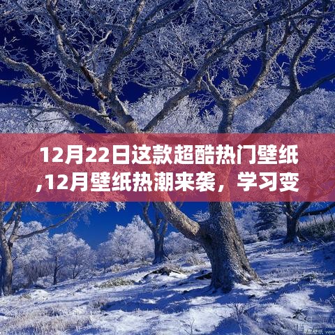 12月壁紙熱潮來襲，超酷熱門壁紙點亮心靈之光，學(xué)習(xí)變化與自信成就夢想
