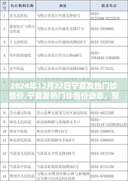 寧夏發(fā)熱門診售價動態(tài)，未來一年的價格趨勢解讀與預測