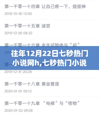 七秒熱門小說網(wǎng)h，回顧與影響