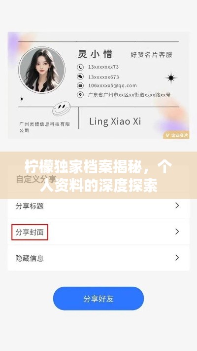 檸檬獨家檔案揭秘，個人資料的深度探索