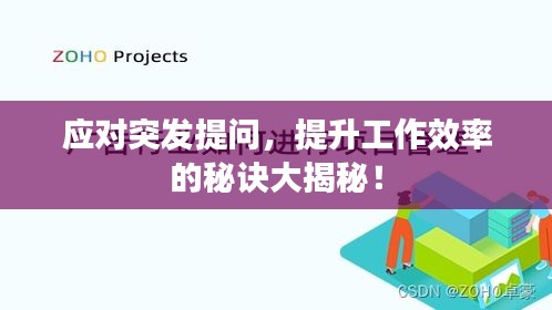 應(yīng)對(duì)突發(fā)提問(wèn)，提升工作效率的秘訣大揭秘！