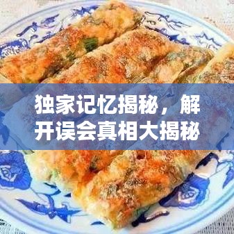 獨(dú)家記憶揭秘，解開誤會真相大揭秘