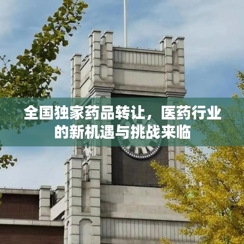 全國獨家藥品轉(zhuǎn)讓，醫(yī)藥行業(yè)的新機(jī)遇與挑戰(zhàn)來臨
