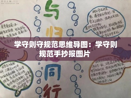 學(xué)守則守規(guī)范思維導(dǎo)圖：學(xué)守則規(guī)范手抄報圖片 