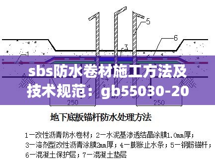 sbs防水卷材施工方法及技術(shù)規(guī)范：gb55030-2022防水施工規(guī)范 