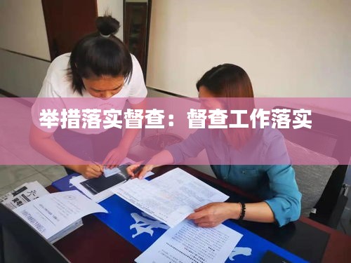 舉措落實(shí)督查：督查工作落實(shí) 