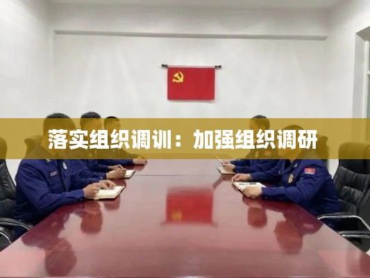 落實組織調(diào)訓：加強組織調(diào)研 