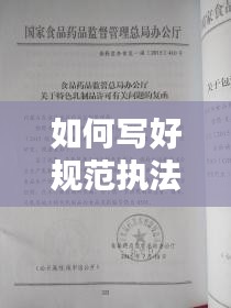如何寫(xiě)好規(guī)范執(zhí)法文件：如何規(guī)范執(zhí)法辦案 