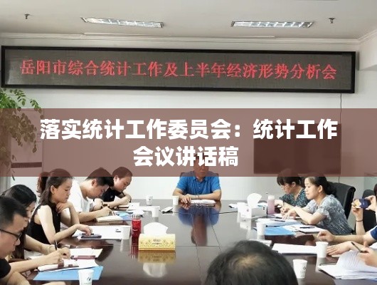 落實(shí)統(tǒng)計工作委員會：統(tǒng)計工作會議講話稿 