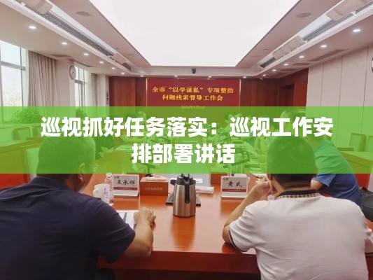 巡視抓好任務(wù)落實：巡視工作安排部署講話 