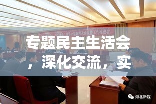 專題民主生活會(huì)，深化交流，實(shí)效推進(jìn)工作進(jìn)展