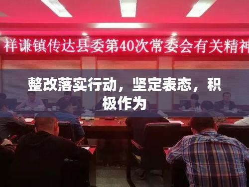 整改落實行動，堅定表態(tài)，積極作為