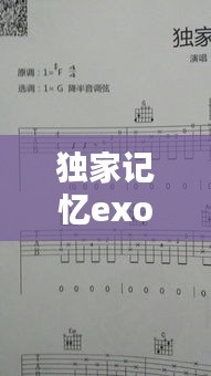 獨家記憶exo：獨家記憶吉他譜c調(diào) 