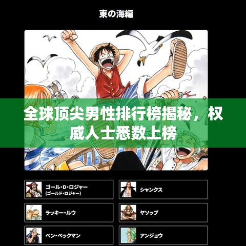 全球頂尖男性排行榜揭秘，權(quán)威人士悉數(shù)上榜