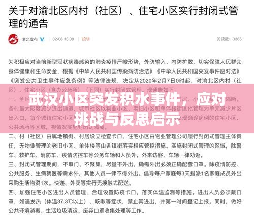 武漢小區(qū)突發(fā)積水事件，應(yīng)對挑戰(zhàn)與反思啟示
