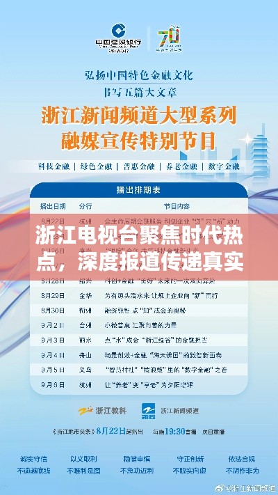 浙江電視臺聚焦時代熱點，深度報道傳遞真實聲音，引領(lǐng)輿論關(guān)注新風(fēng)向