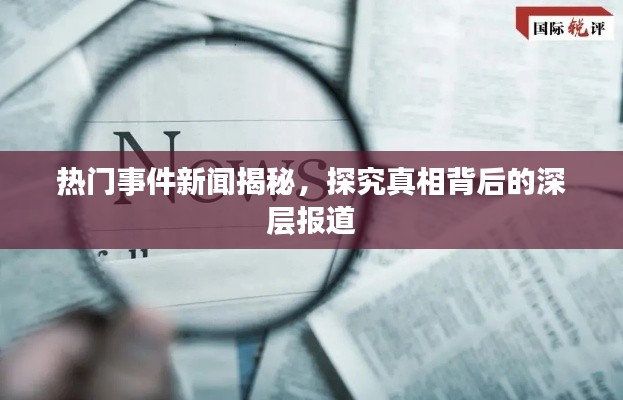 熱門事件新聞揭秘，探究真相背后的深層報(bào)道